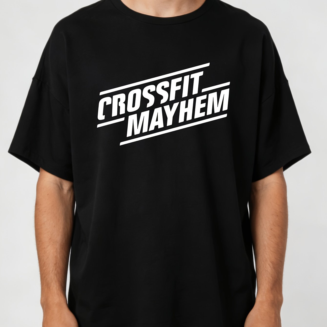 Crossfit Mayhem - 남성용 크로스핏 메이헴 패턴 티셔츠 -