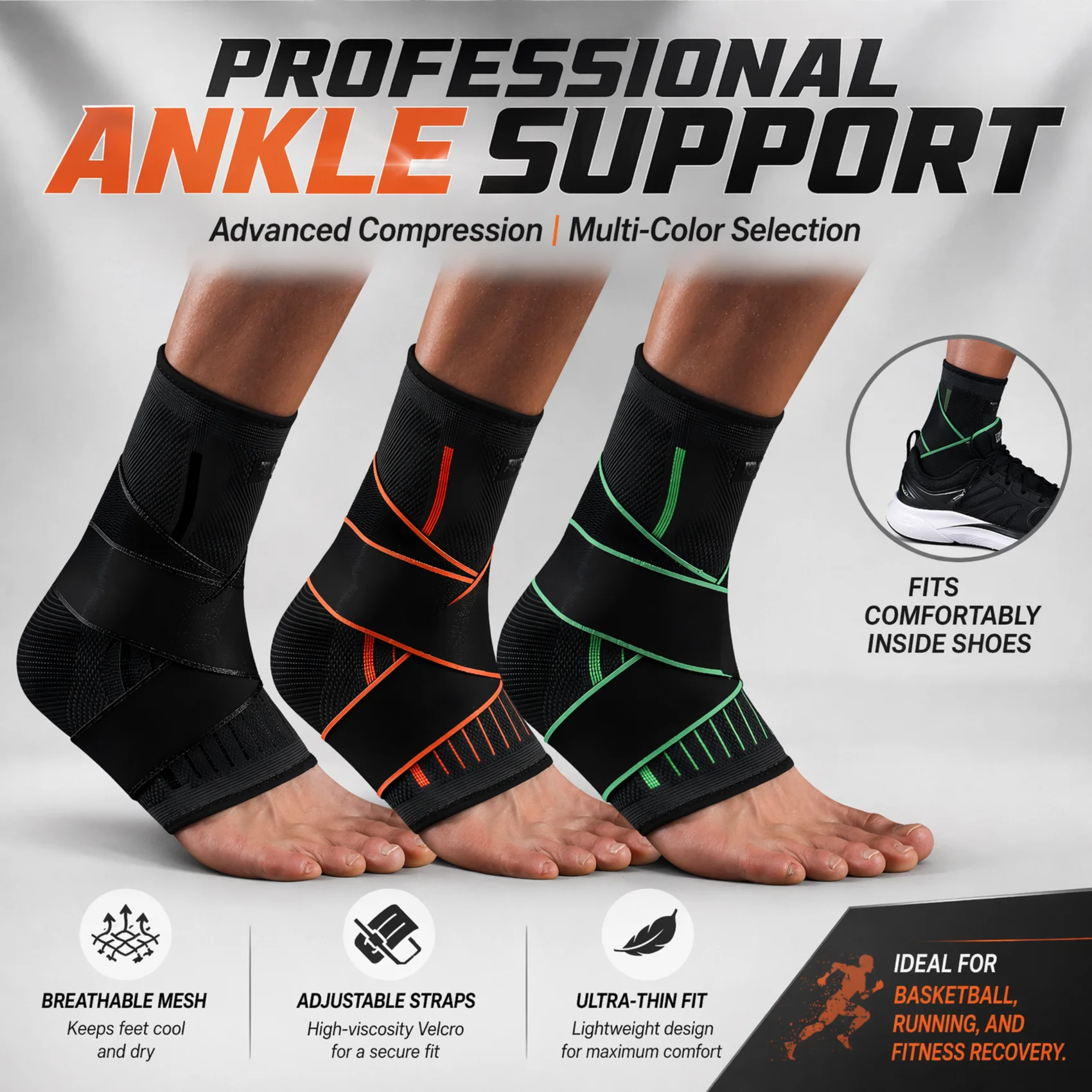 통기성 압박 발목 보호대 조절 가능 염좌 방지 발목 서 - Ankle Mobility Band 리뷰 및 가격