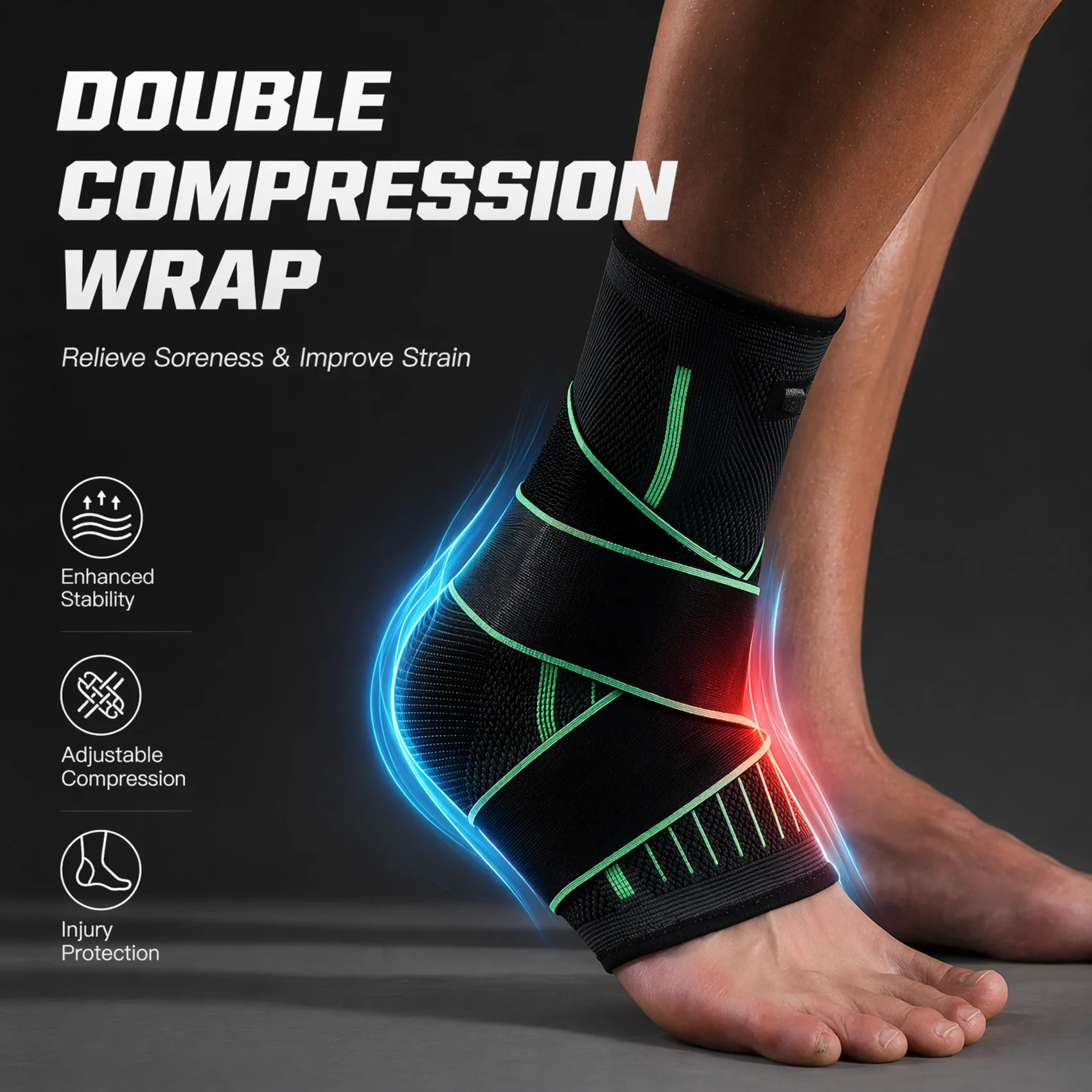 통기성 압박 발목 보호대 조절 가능 염좌 방지 발목 서 - Ankle Mobility Band 리뷰 및 가격