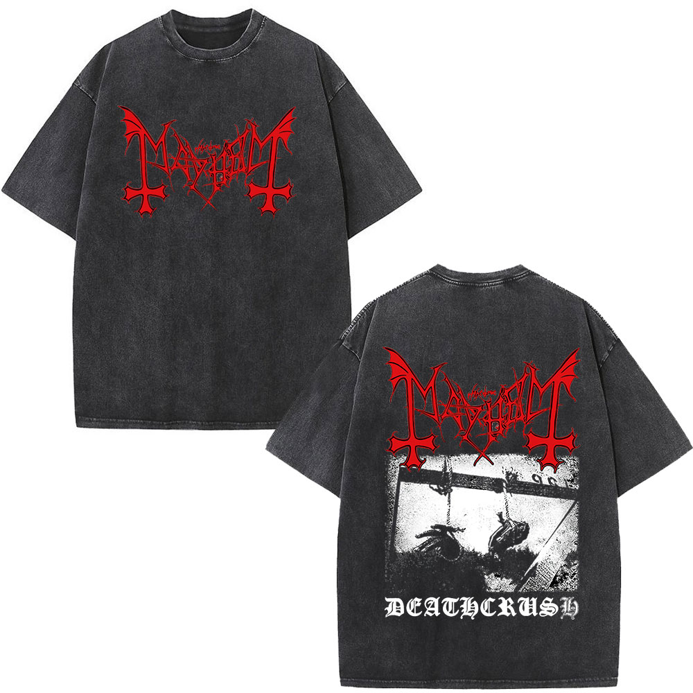 Mayhem Darkthrone 빈티지 워시 티셔츠 데 - Crossfit Mayhem 리뷰 및 가격