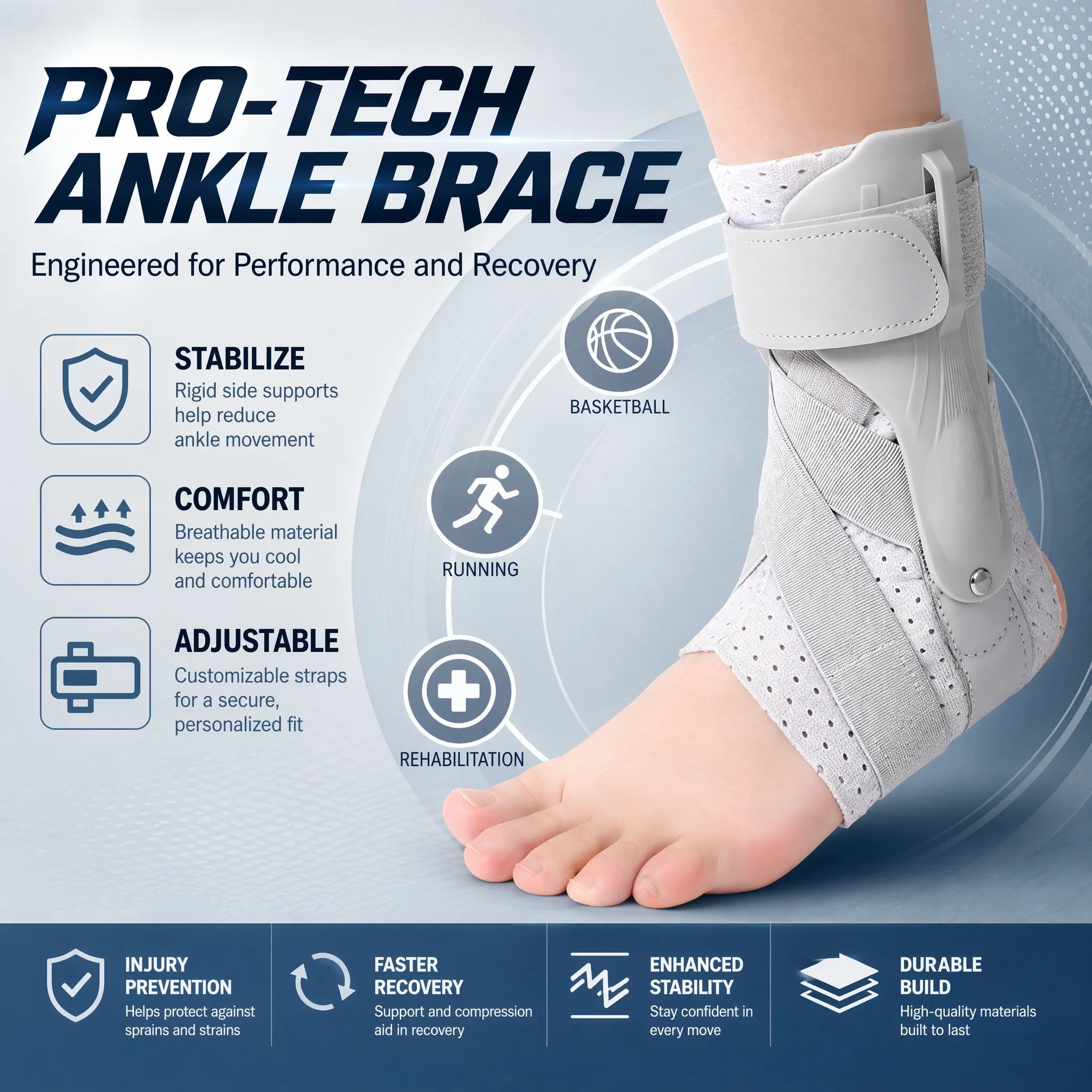 측면 안정 장치가 있는 발목 보호대, 남녀 모두를 위한 - Ankle Mobility Band 리뷰 및 가격